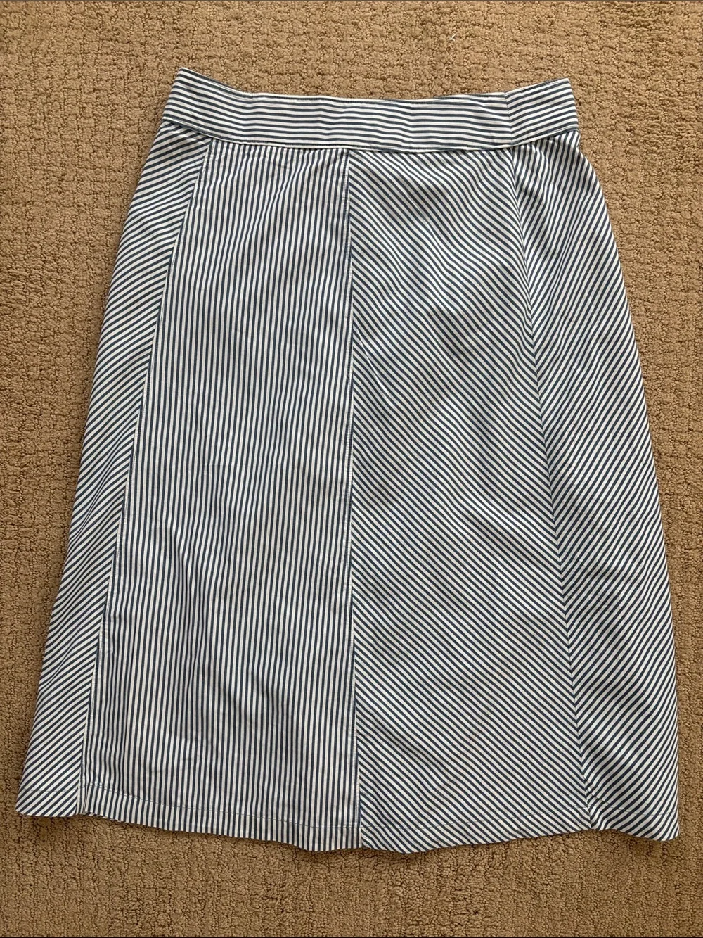 JCREW A-line Cotton Midi Skirt